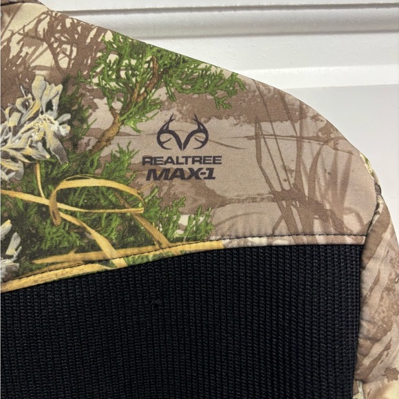 Cinch Outdoor Real Tree Soft Shell Black Camo Jacket Women’s Size Large - Picture 4 of 11